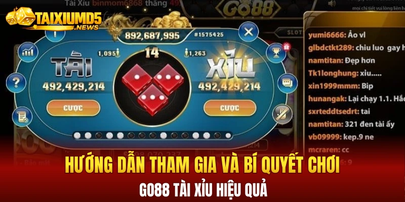 Hướng dẫn tham gia và bí quyết chơi Go88 tài xỉu hiệu quả